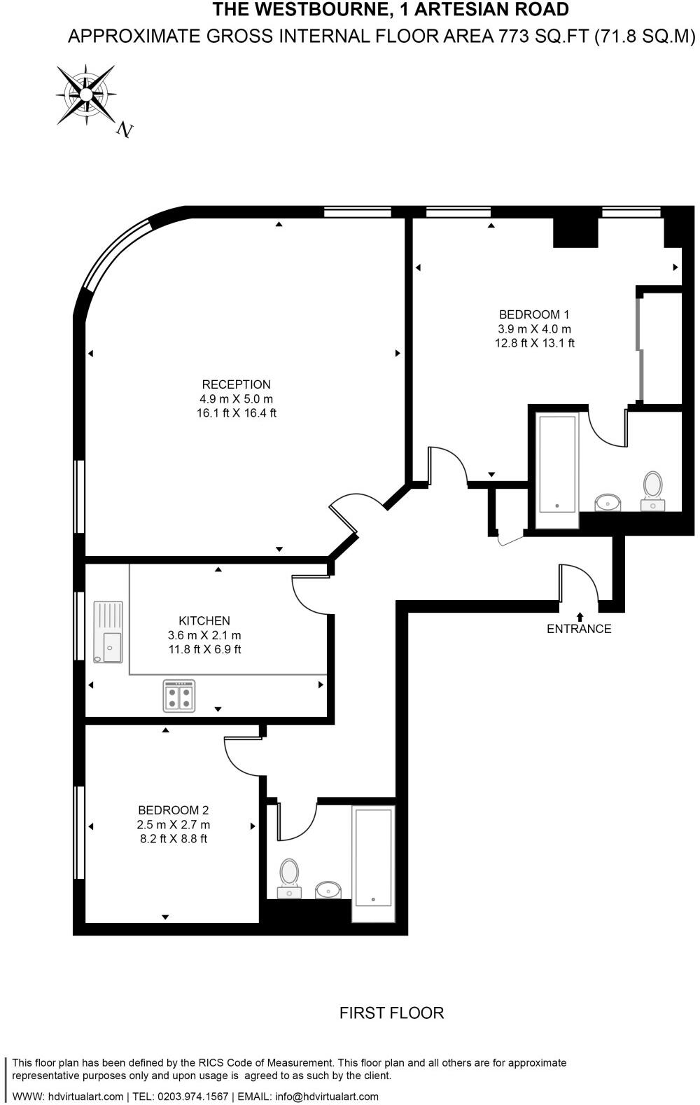 Artesian Road, Notting Hill, W2 floorplan
