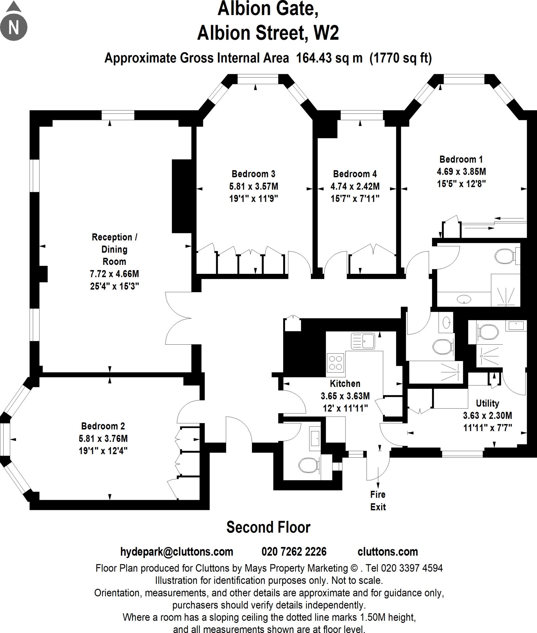 Albion Street Hyde Park W2 floorplan