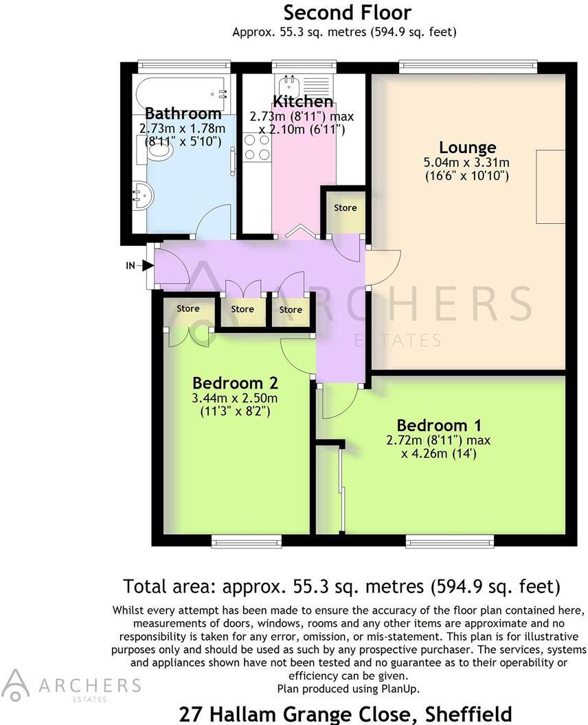 Hallam Grange Close, Fulwood, Sheffield floorplan