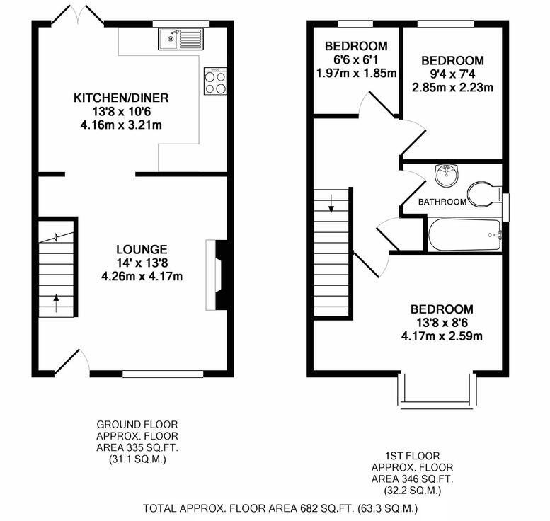 Thornborough Avenue, CM3 floorplan