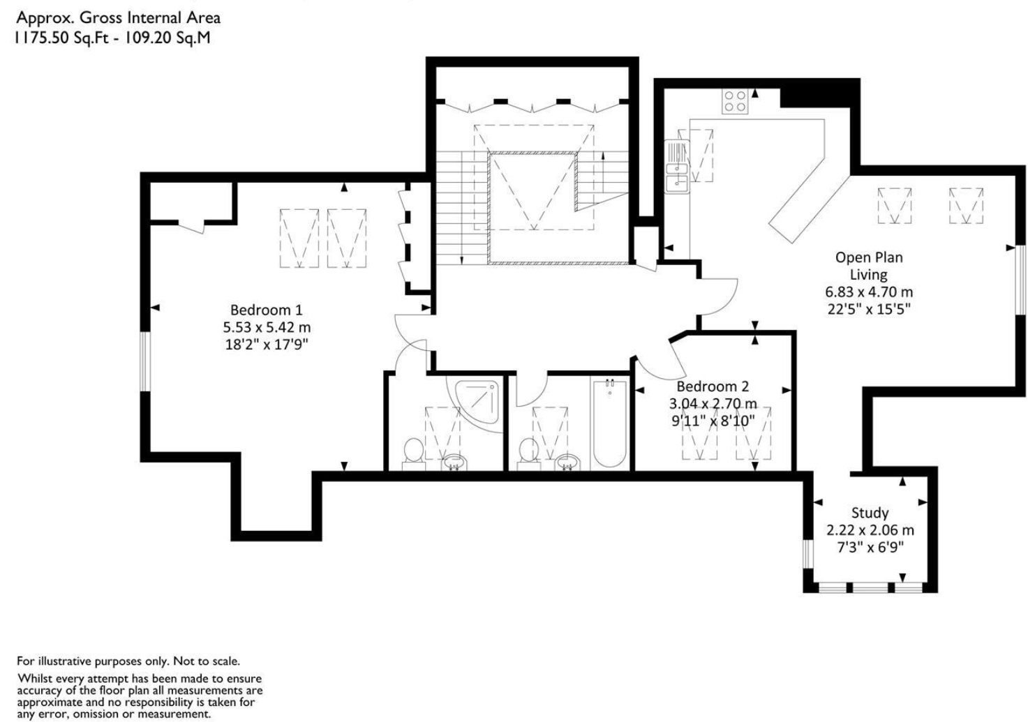 Third Floor Flat, Tower House, Clifton Down Road, Clifton, Bristol, Bristol City floorplan