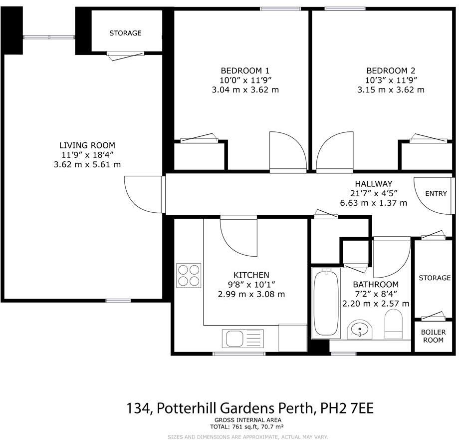 Potterhill Gardens, Perth floorplan