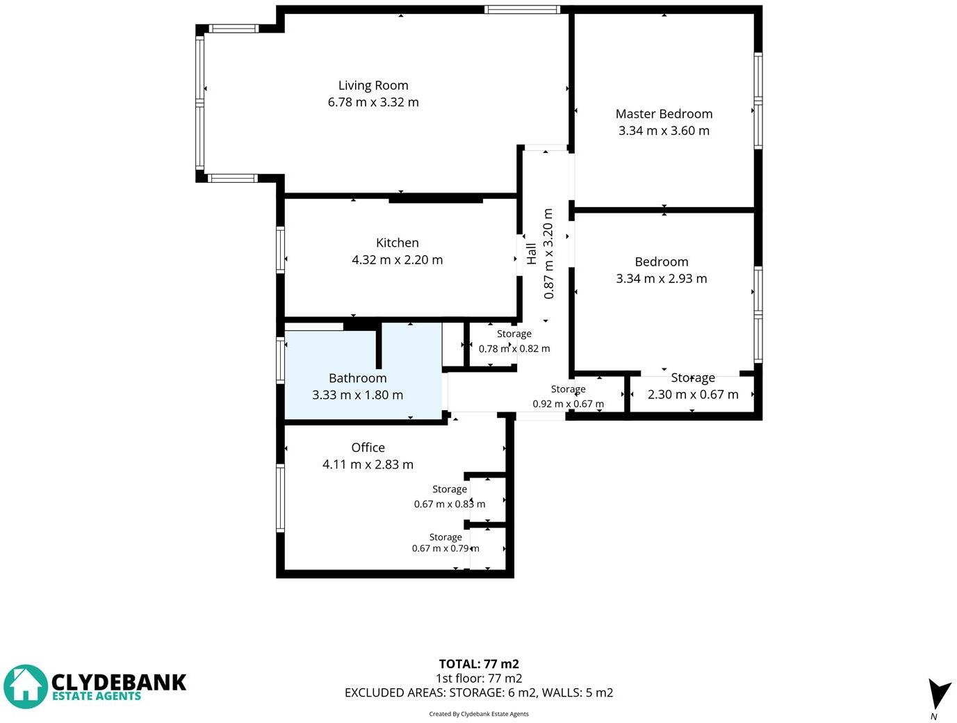 Craigton Street, Clydebank G81 floorplan