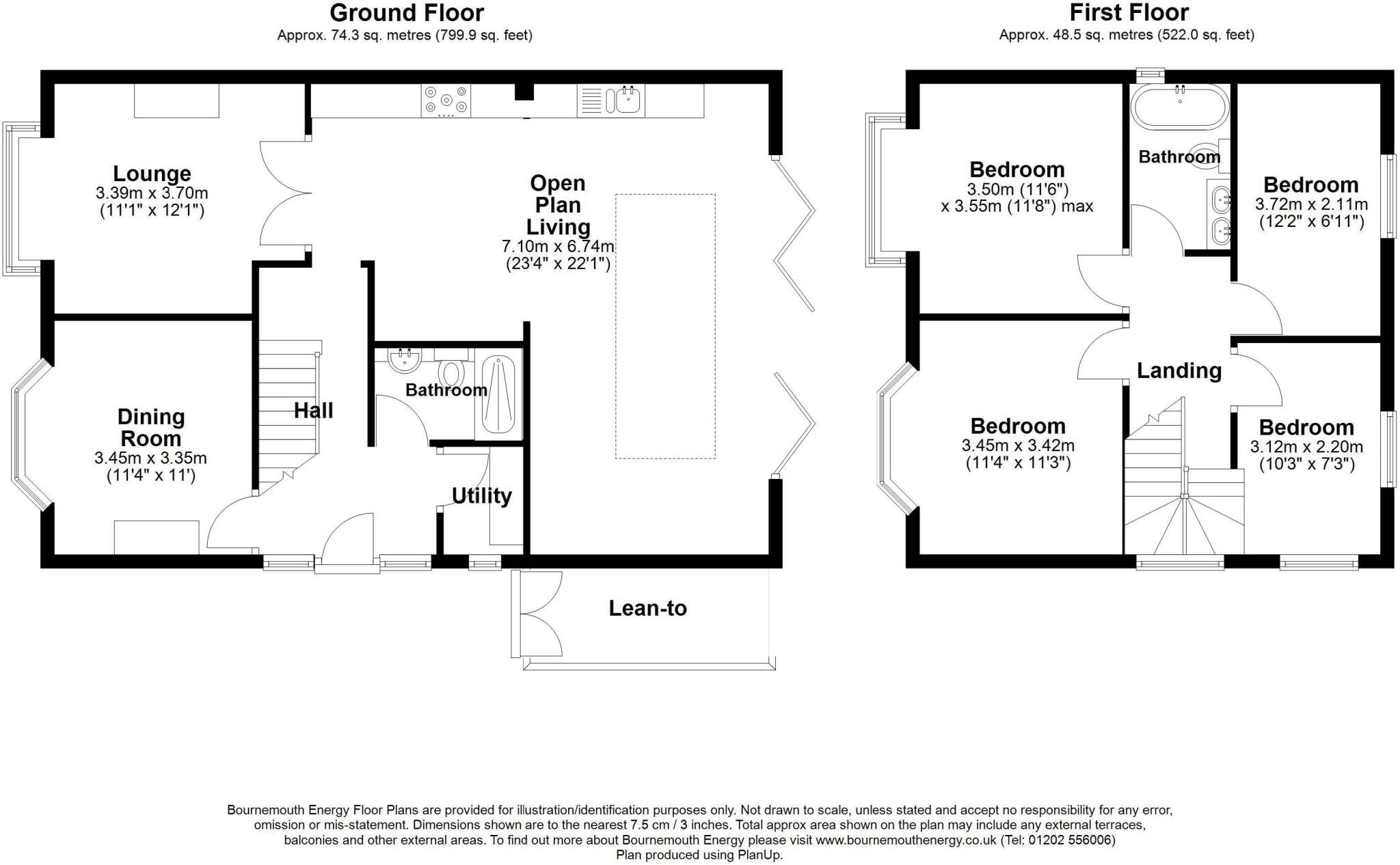 Castlemain Avenue, Bournemouth, Dorset, BH6 floorplan