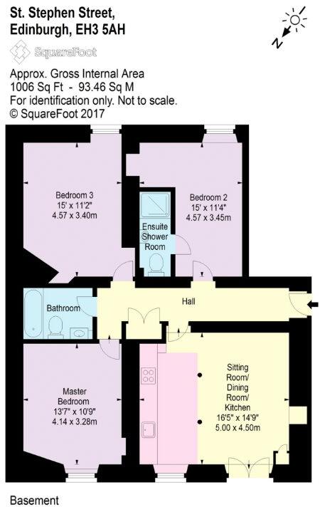 St Stephen Street, Stockbridge, Edinburgh floorplan