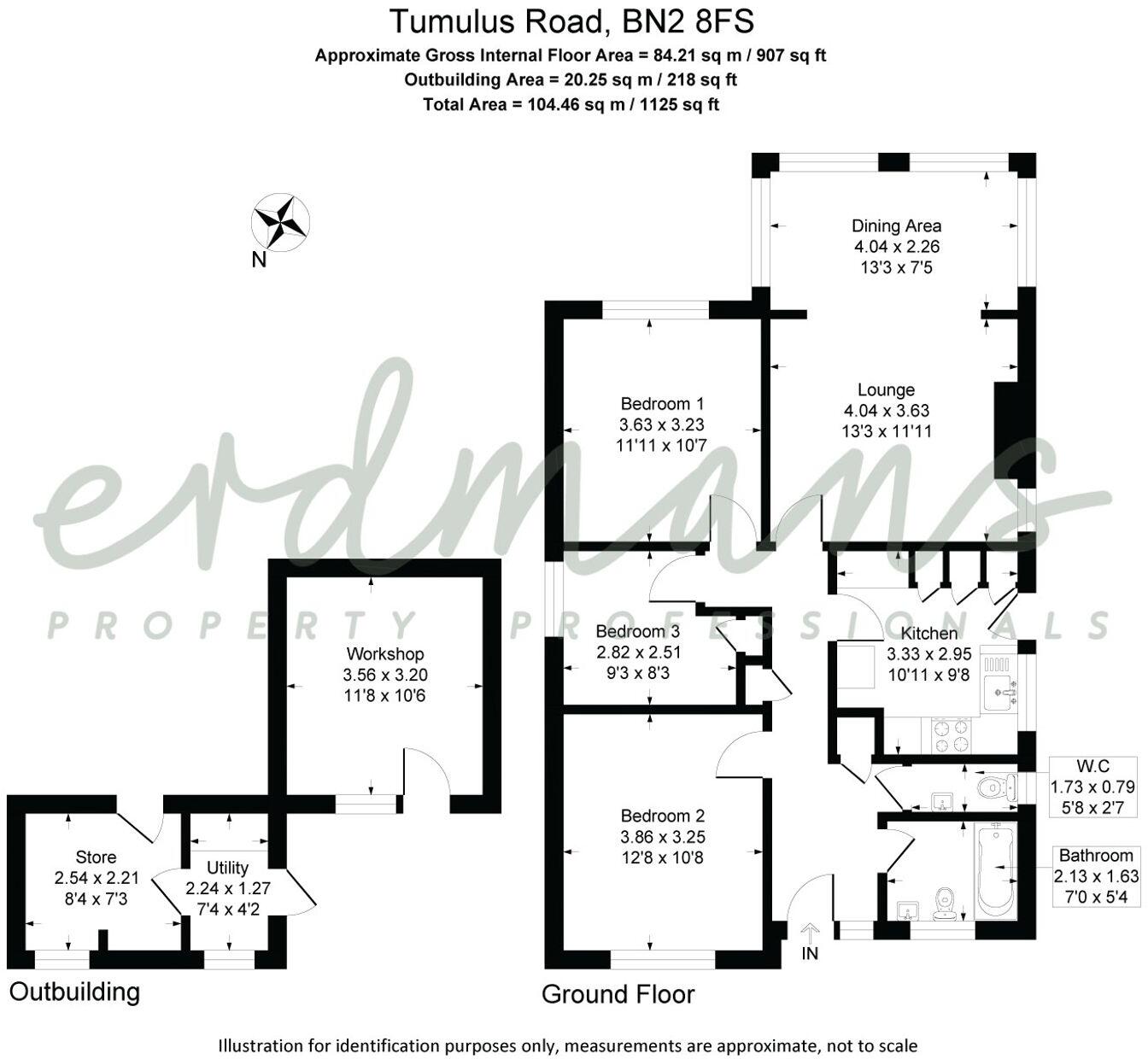 Tumulus Road, Saltdean, BN2 floorplan