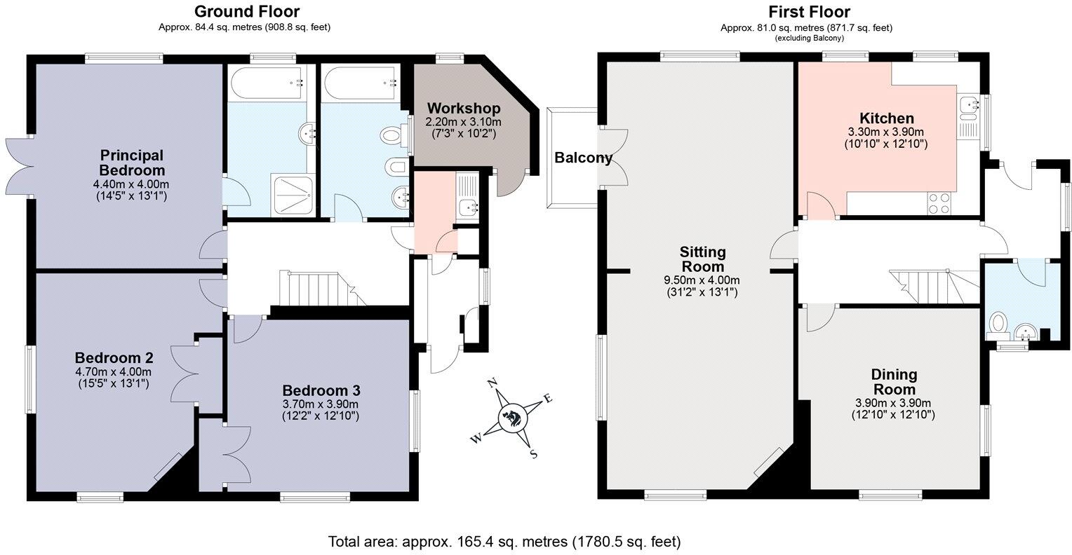 The Lane, Dittisham, Dartmouth, Devon, TQ6 floorplan