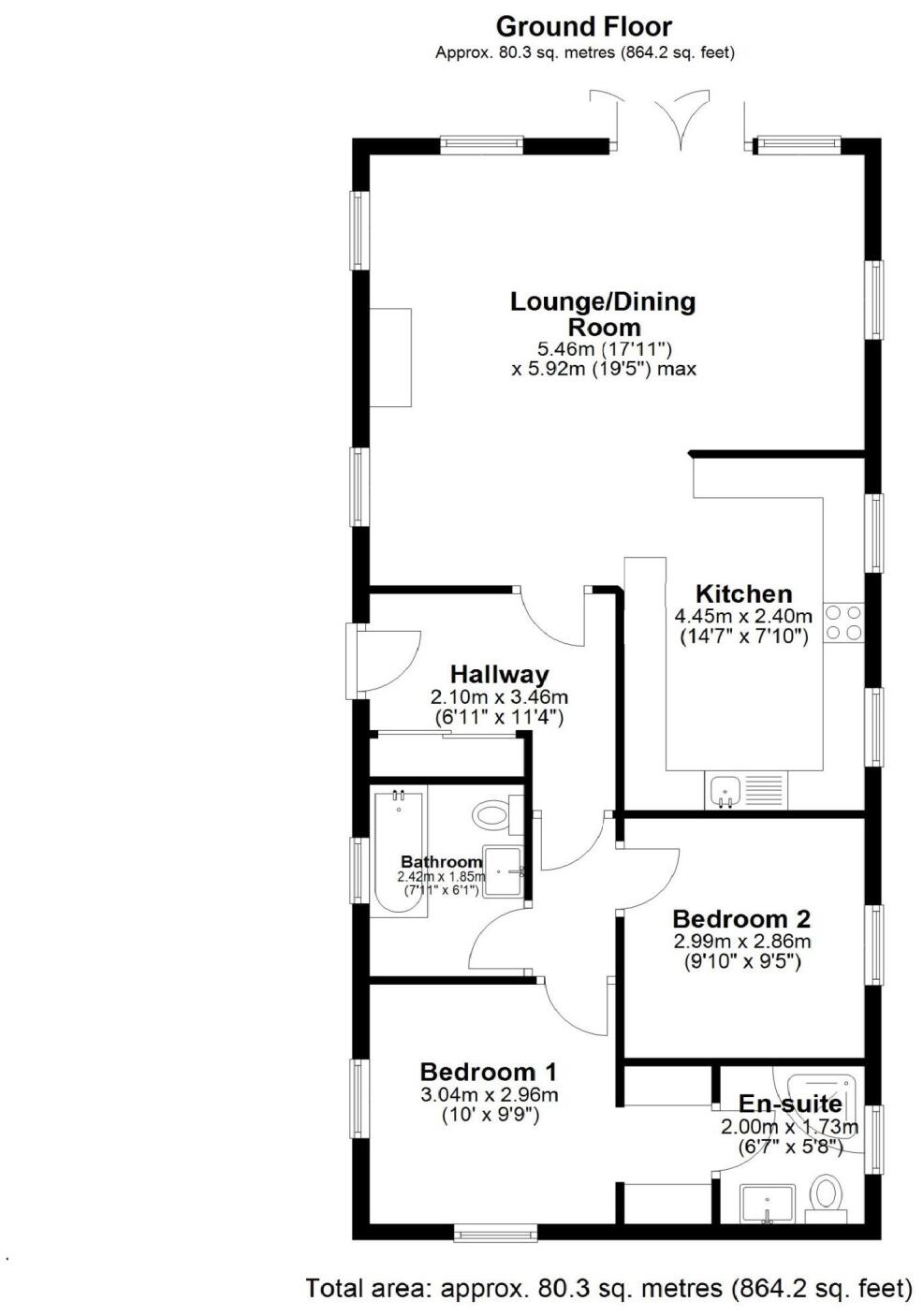 Finchale Abbey Village, Finchale, Durham, DH1 floorplan
