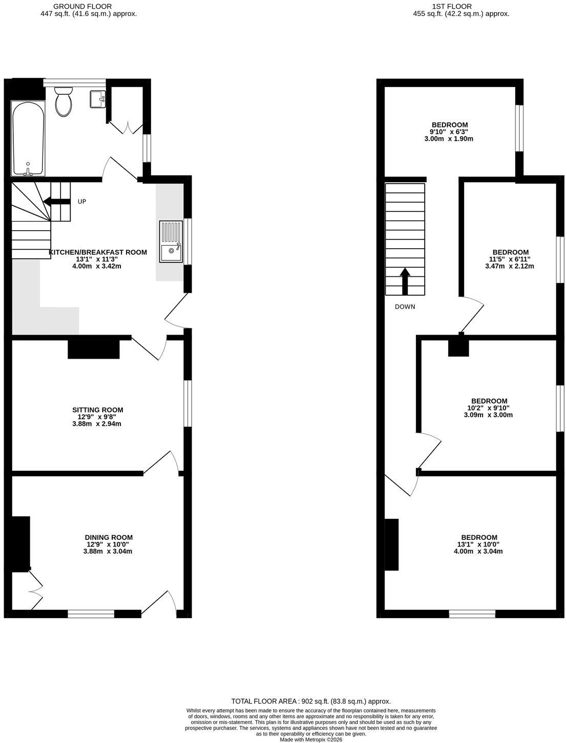 Farnborough Road, Farnham, Surrey, GU9 floorplan