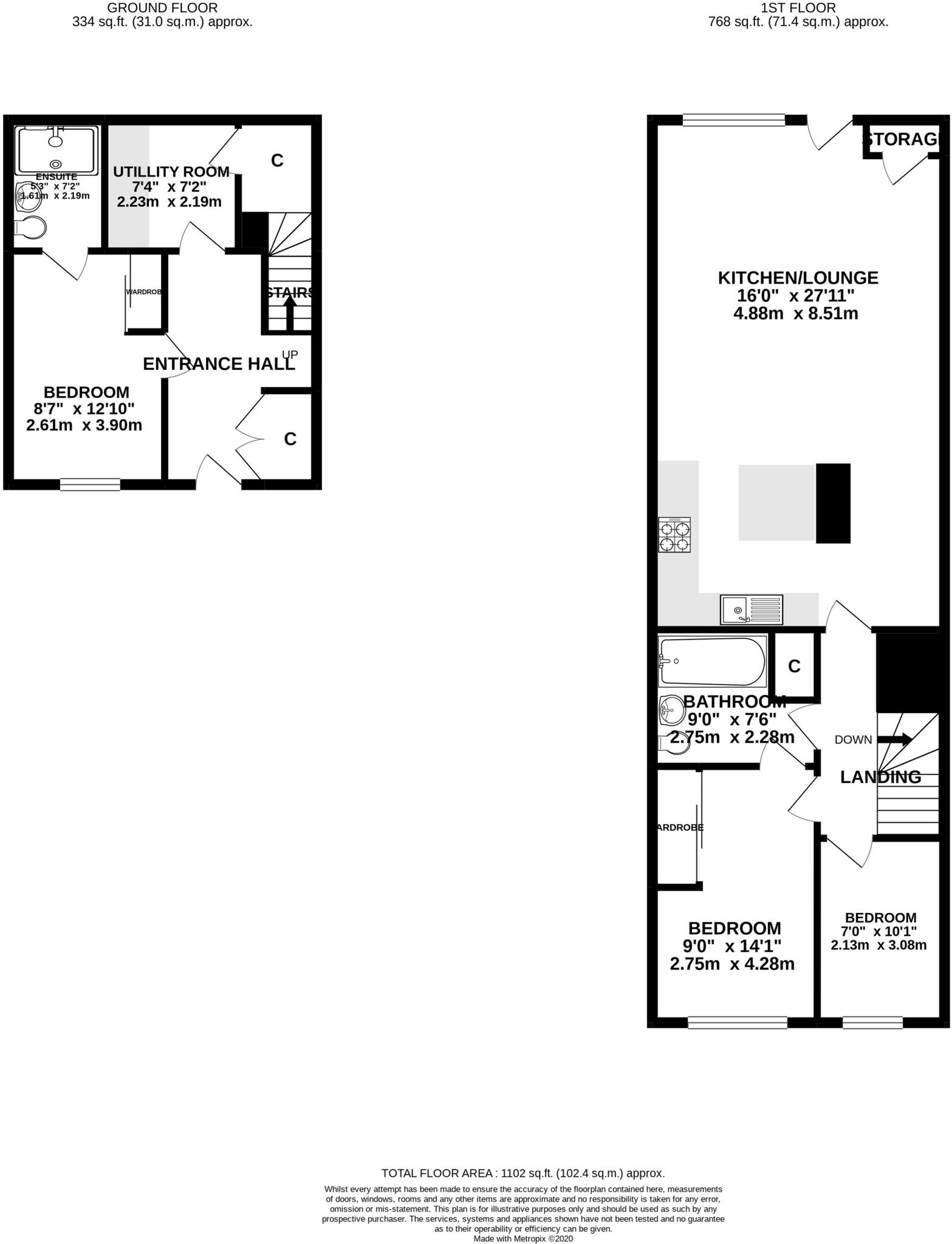 Oxbow, Stephenson House floorplan