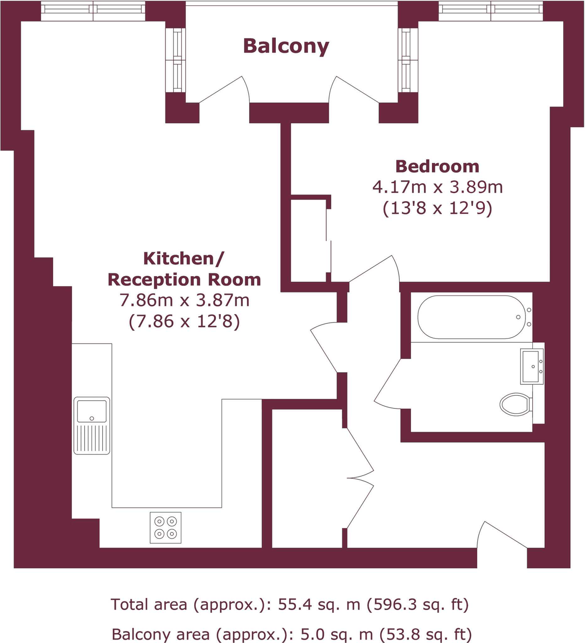 Kitson House, 6 Corsican Square, Bow, London, E3 floorplan