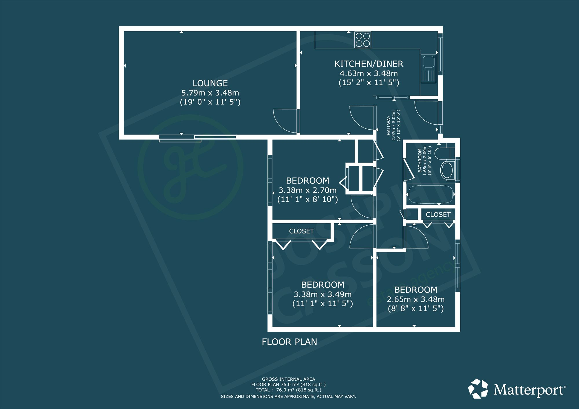Almond Tree Close, Bridgwater, TA6 floorplan