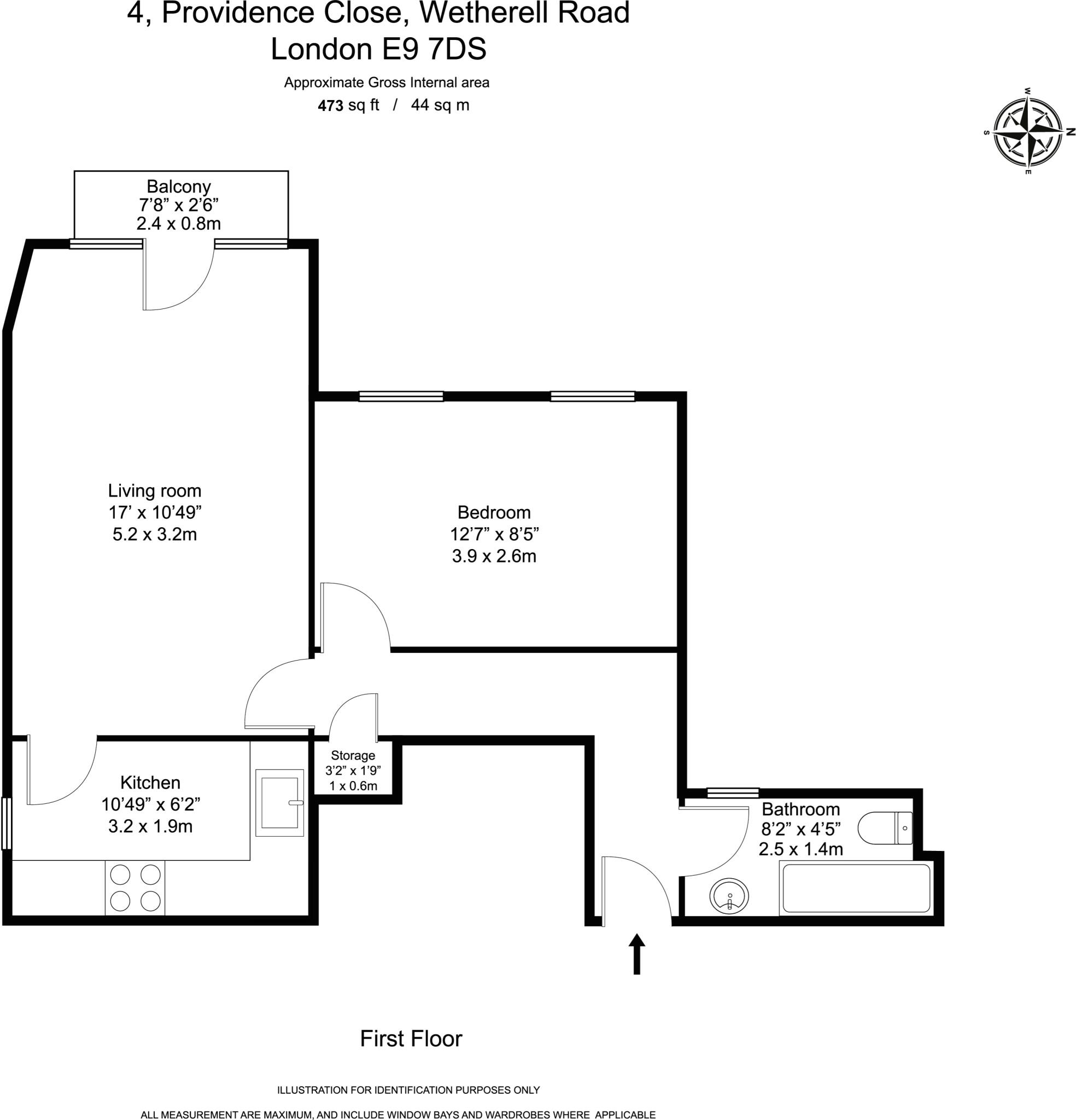 Providence Close, Wetherell Road floorplan