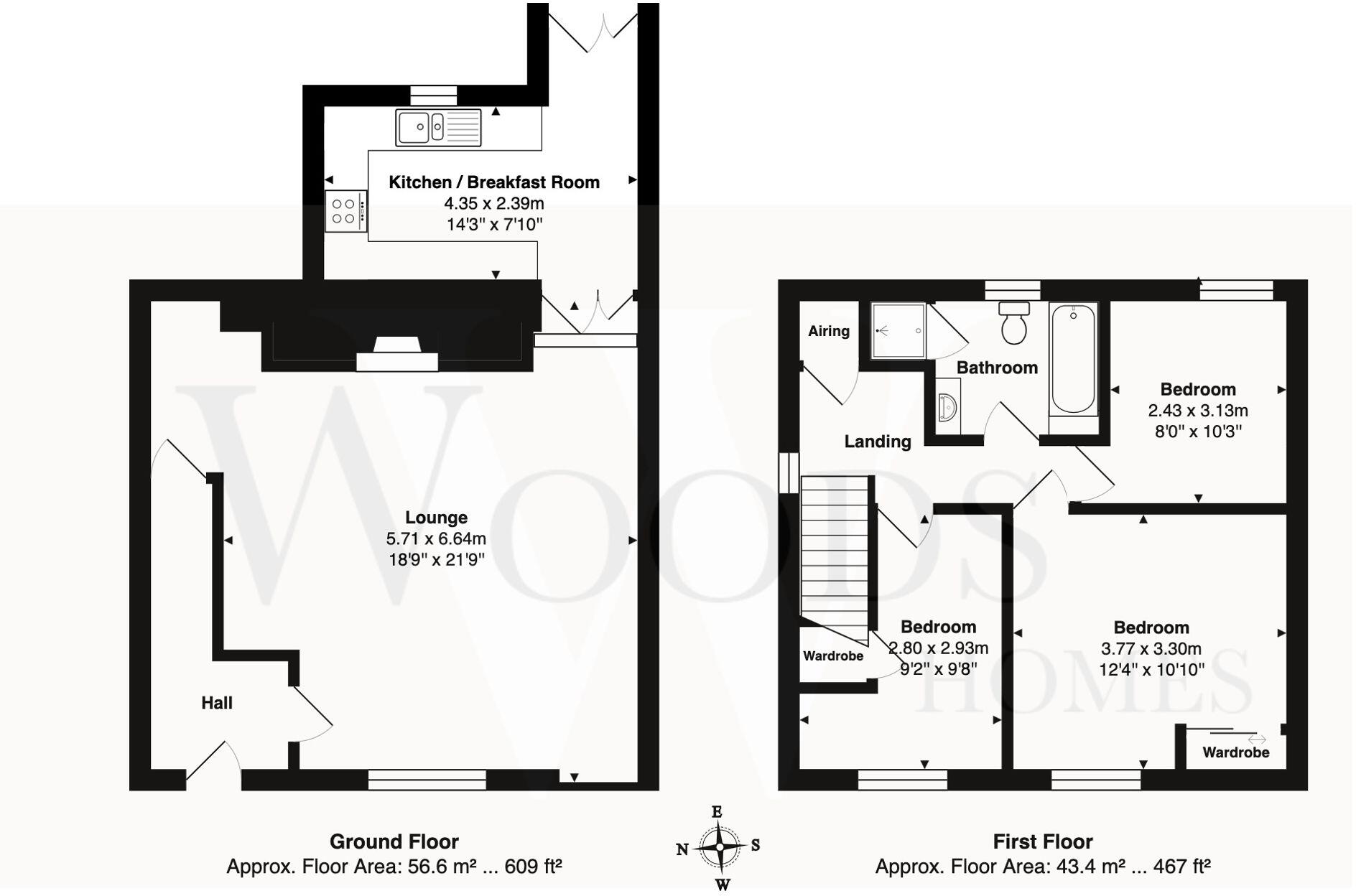 Fore Street, Kingsteignton, TQ12 floorplan