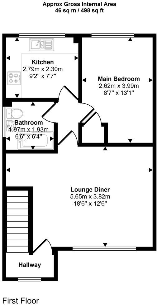 33 Grant Close, Charterfields, Kingswinford floorplan