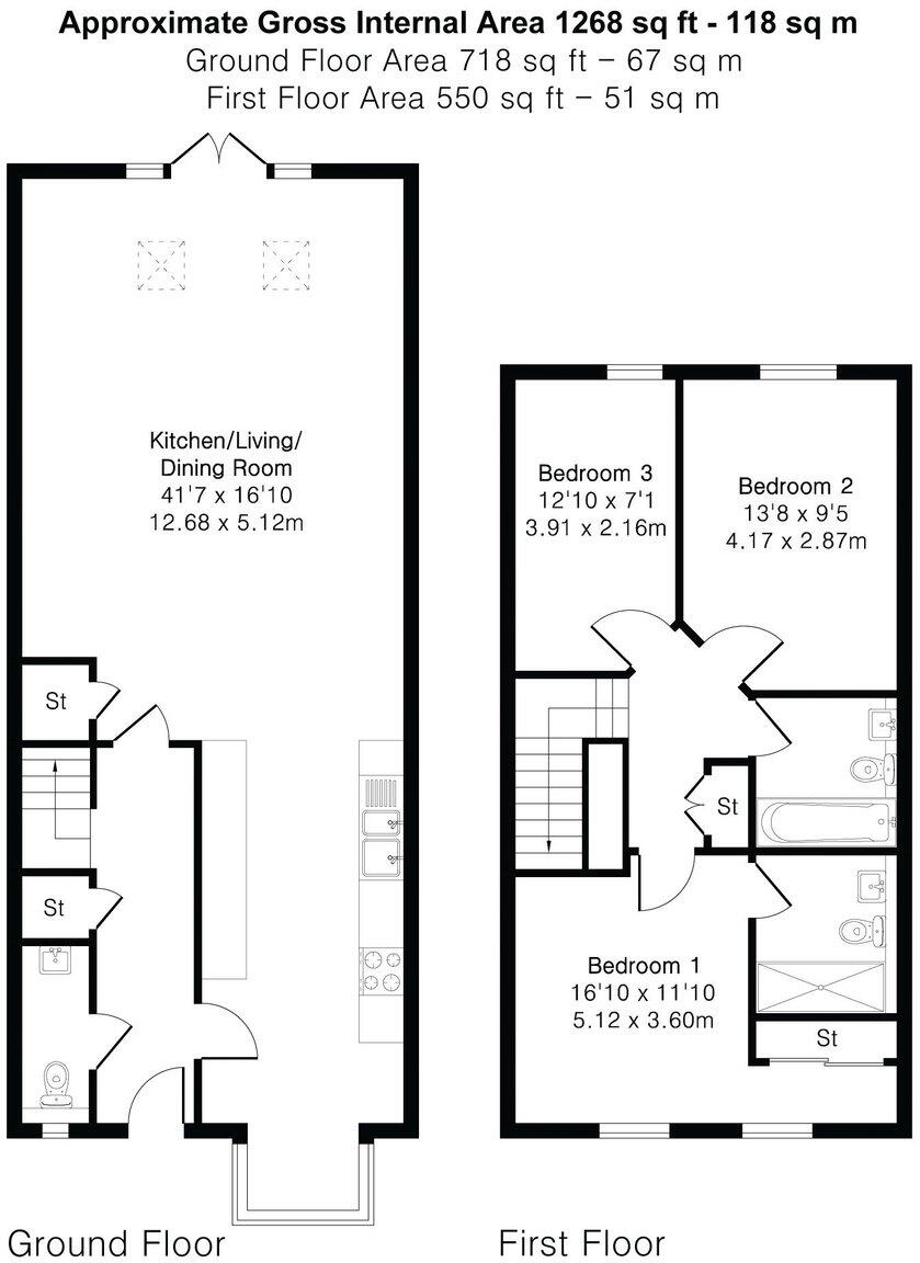 Lorimer Avenue, Cranleigh, GU6 8WQ floorplan