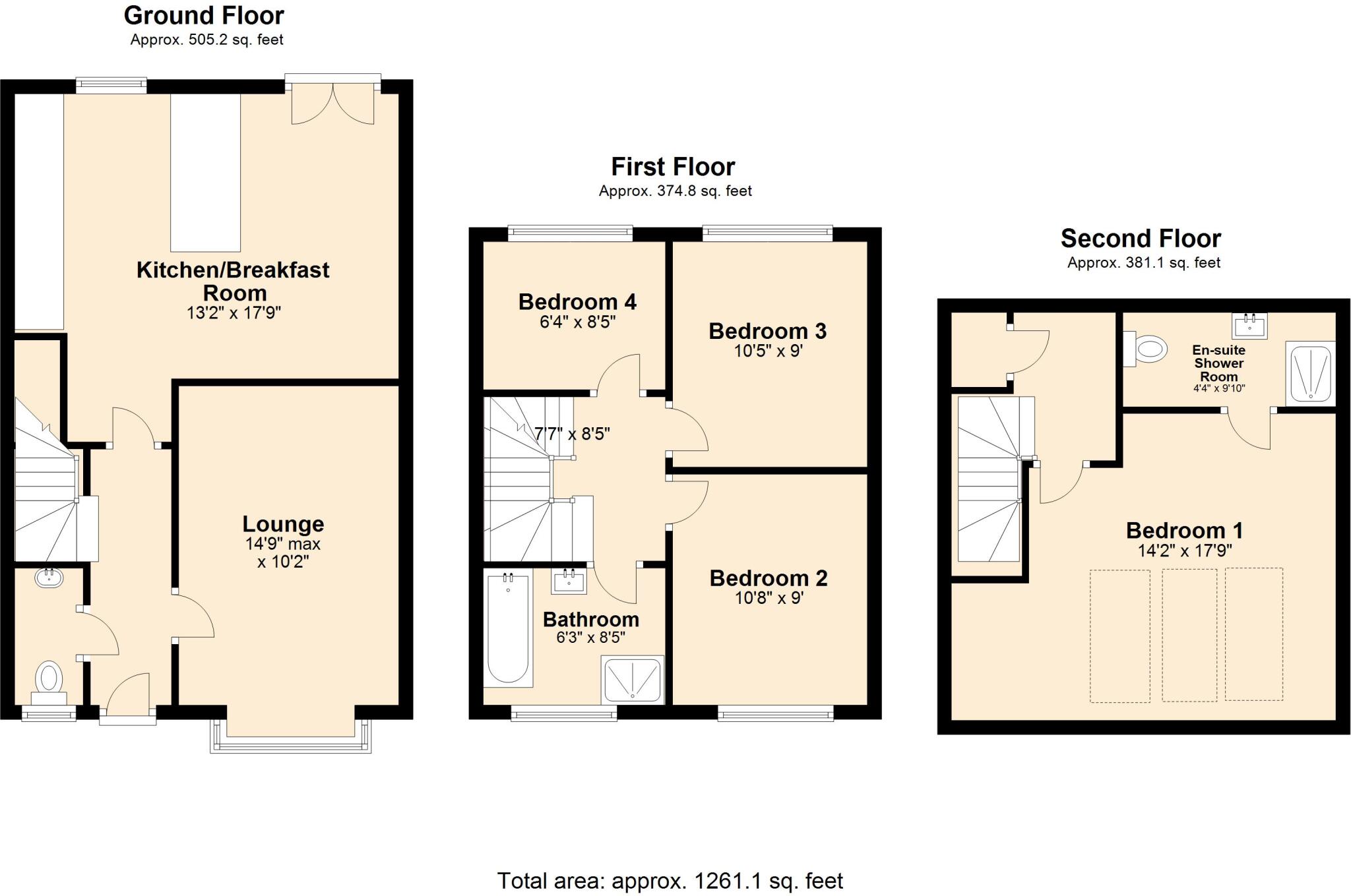Wellington Court, Deeside floorplan