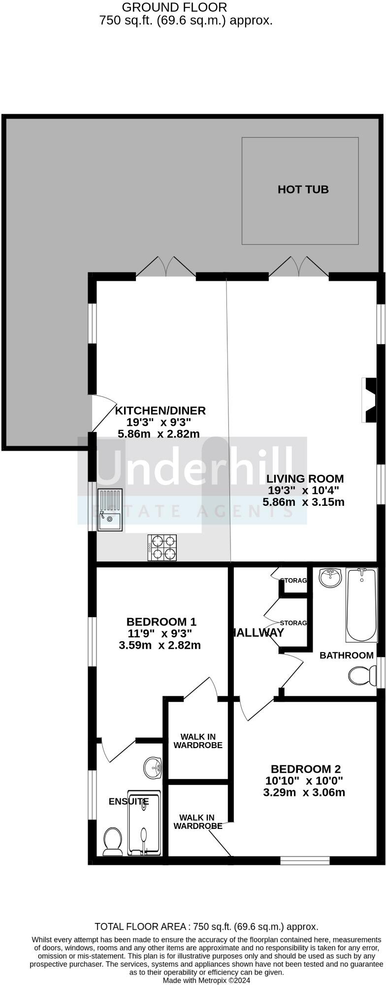 Woodland View, Finlake Holiday Resort & Spa, Chudleigh, Newton Abbot floorplan