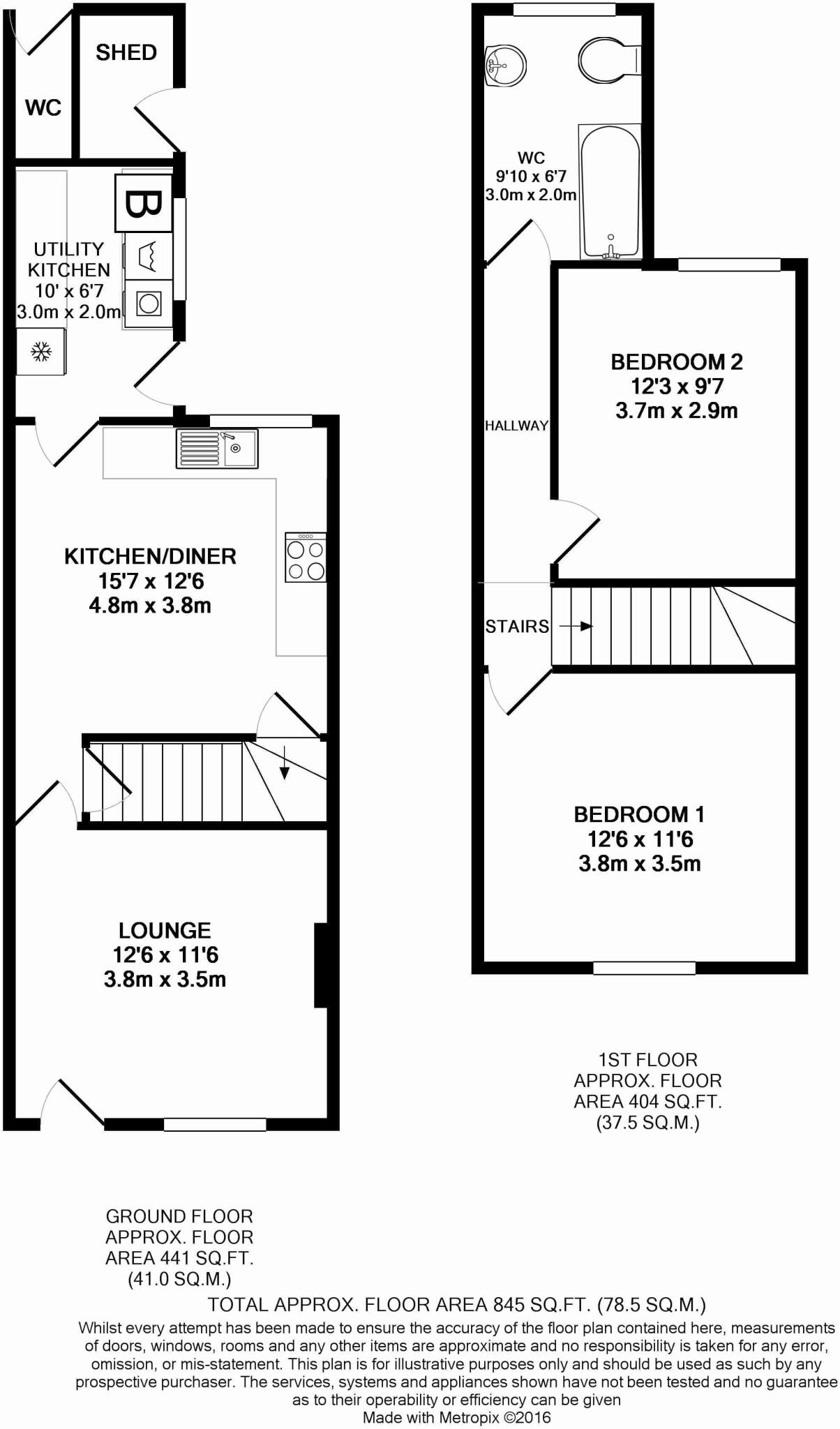 Harcourt Street, Beeston, NG9 1EY floorplan