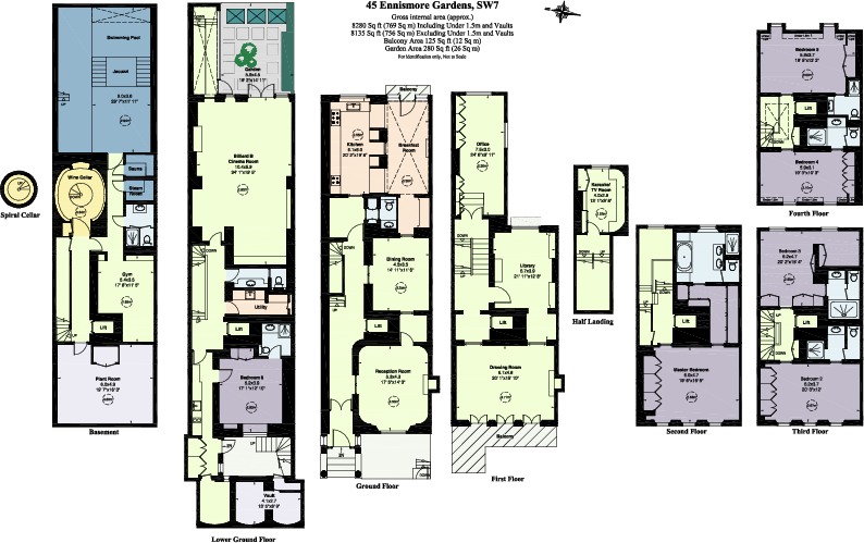 Ennismore Gardens, London, SW7 floorplan