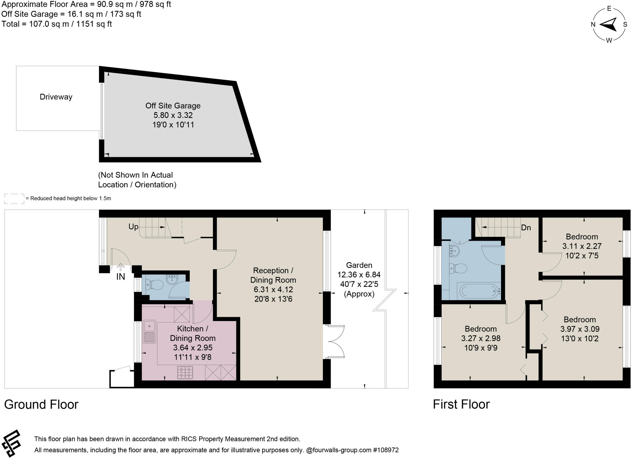 Cole Road, Twickenham, TW1 floorplan