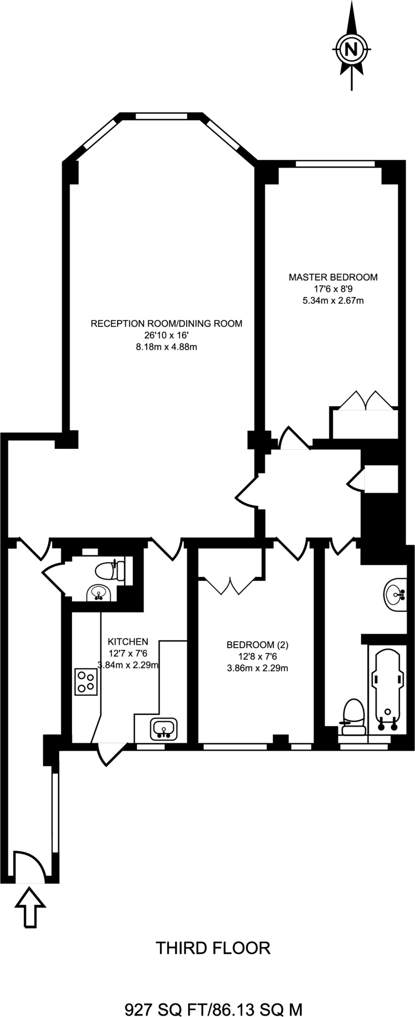 Albion Street, Bayswater, London, W2 floorplan