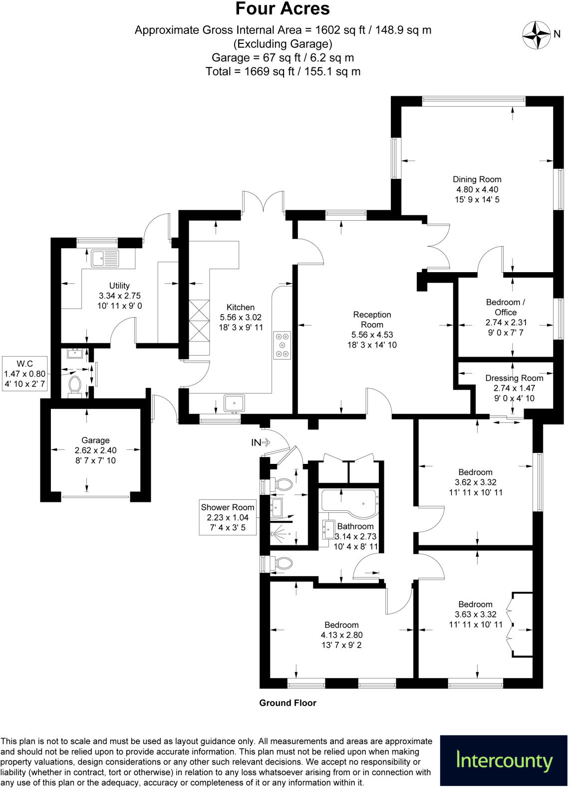 Four Acres, Great Chesterford, Essex, CB10 floorplan