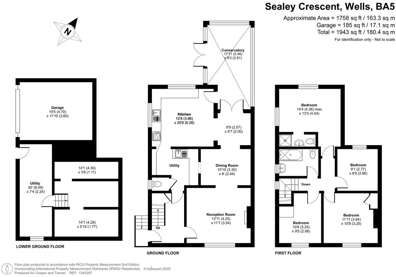 Sealey Crescent, Wells, BA5 floorplan