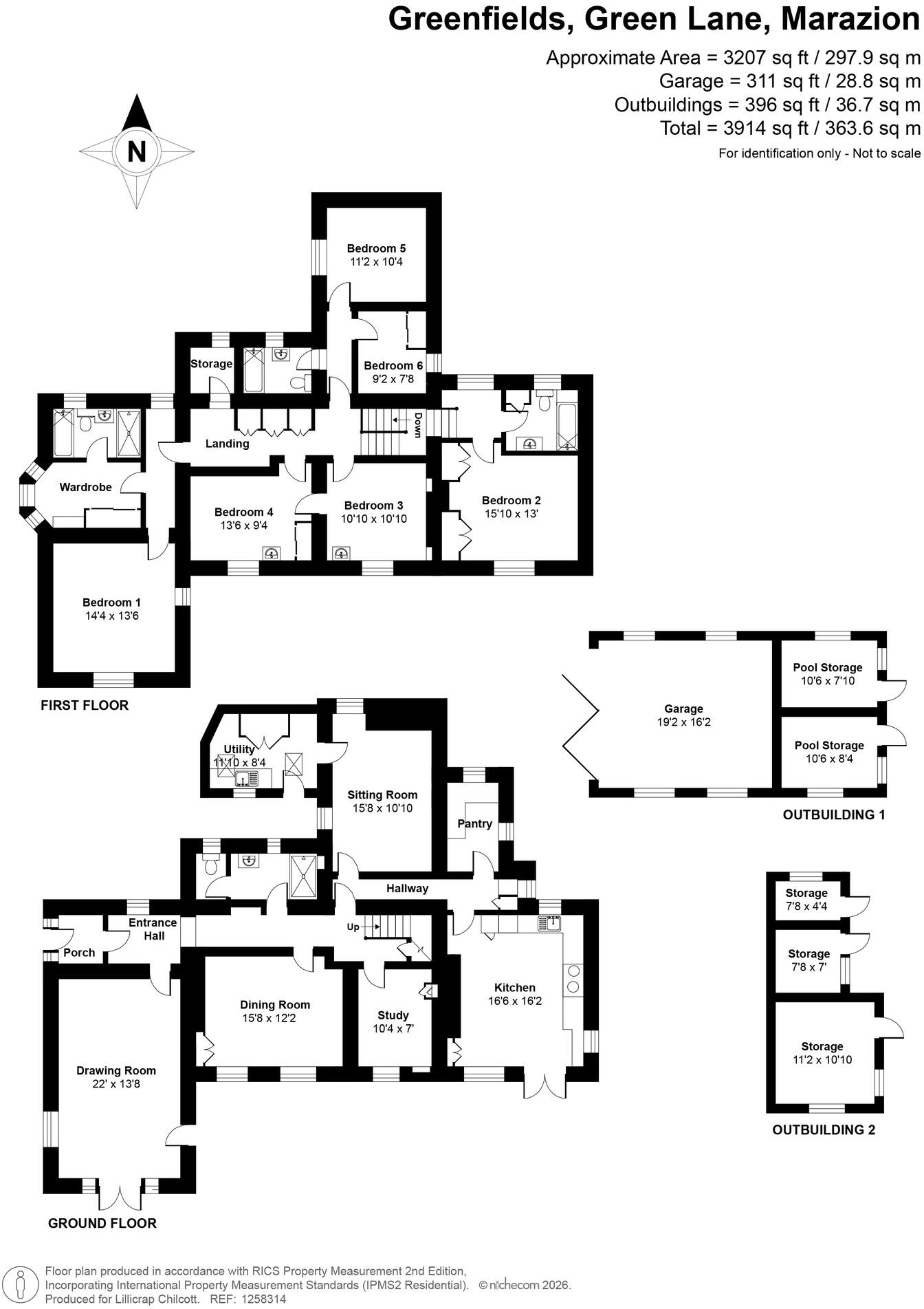 Marazion, South Cornish Coast, Cornwall floorplan