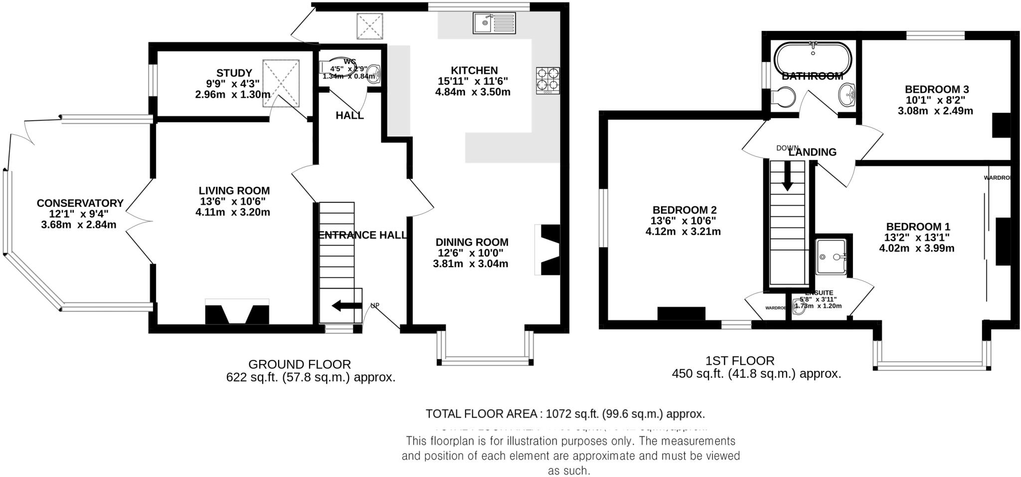Bloomfield Road, Harpenden, Hertfordshire, AL5 floorplan