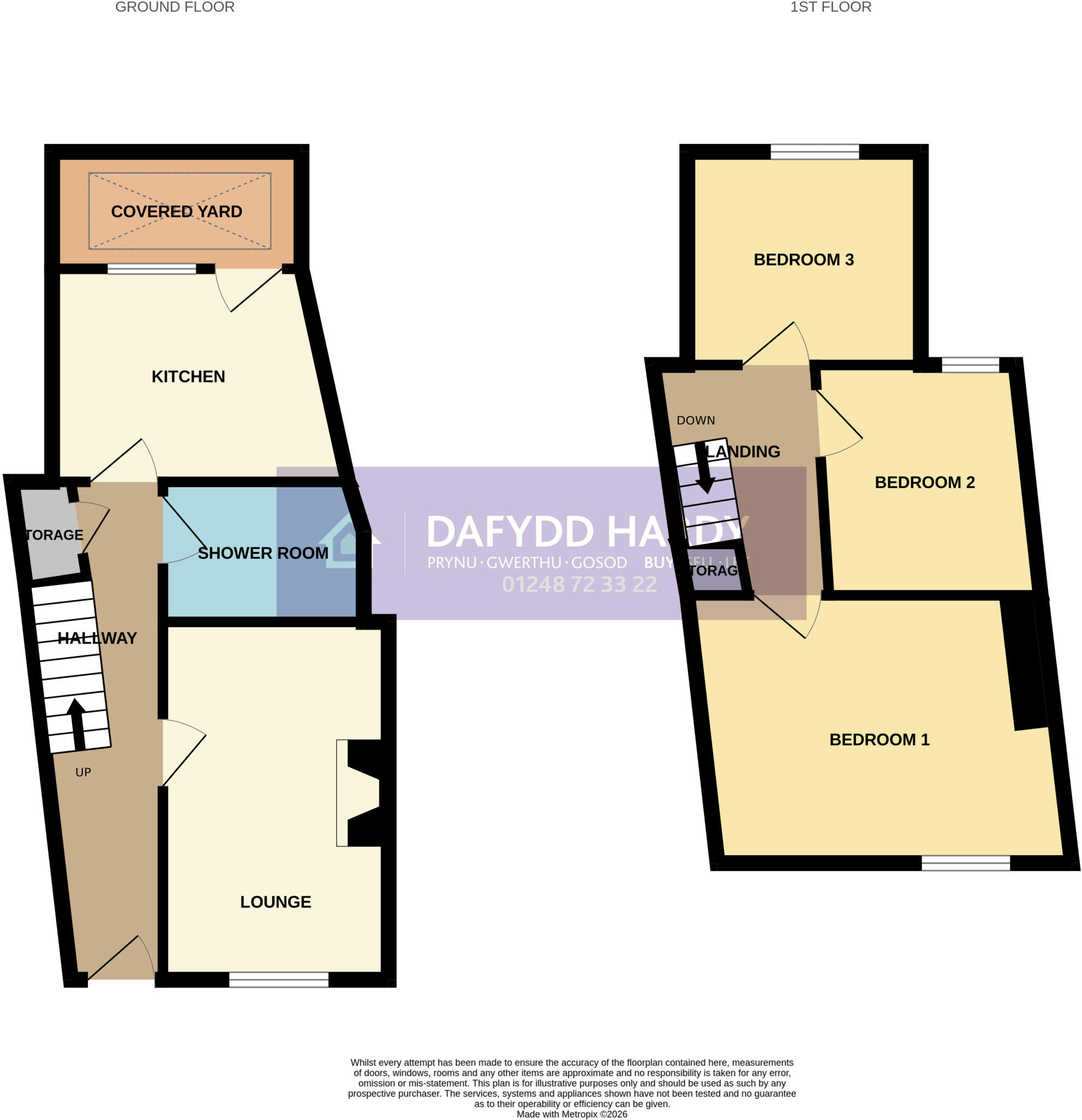 Assheton Terrace, Caernarfon, Gwynedd, LL55 floorplan