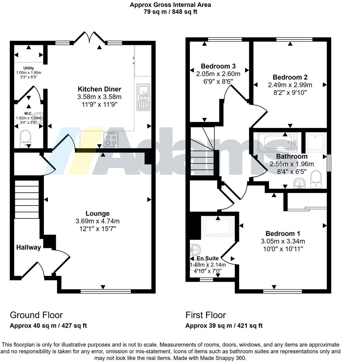 Papworth Close, Sandymoor floorplan