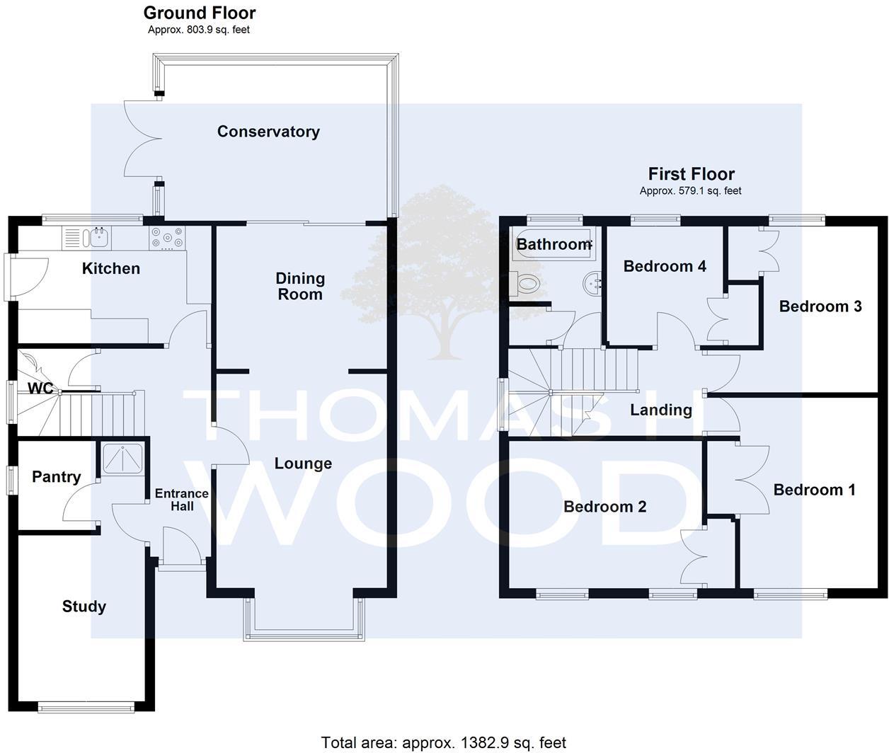 Maes Y Sarn, Pentyrch, Cardiff floorplan