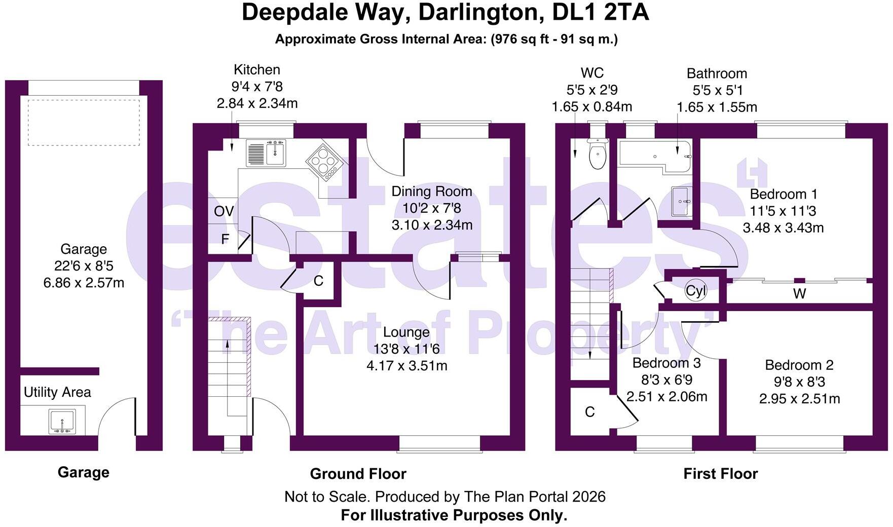 Deepdale Way, Darlington, DL1 2TA floorplan