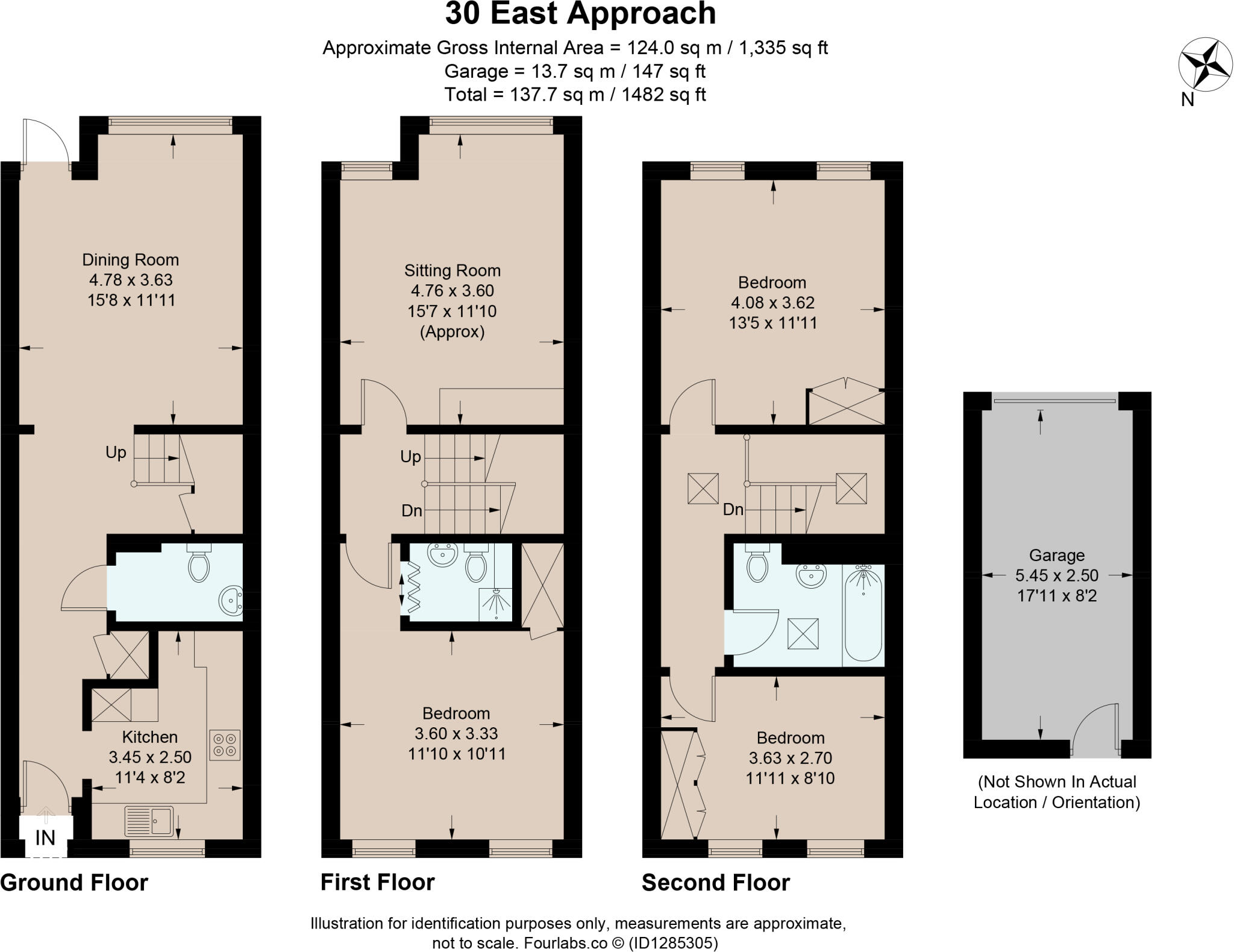 East Approach Drive, Pittville, Cheltenham, Gloucestershire, GL52 floorplan