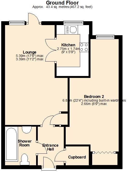 Springwell, Havant, Hampshire, PO9 floorplan