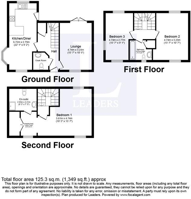Tyne Close, Spalding, Lincolnshire floorplan