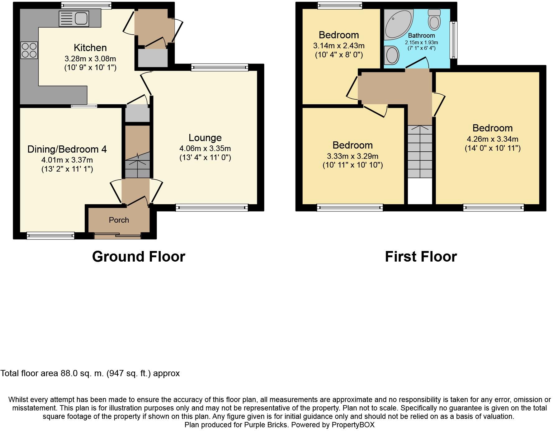 11 Sheriff Ave, Coventry, CV4 8FE floorplan