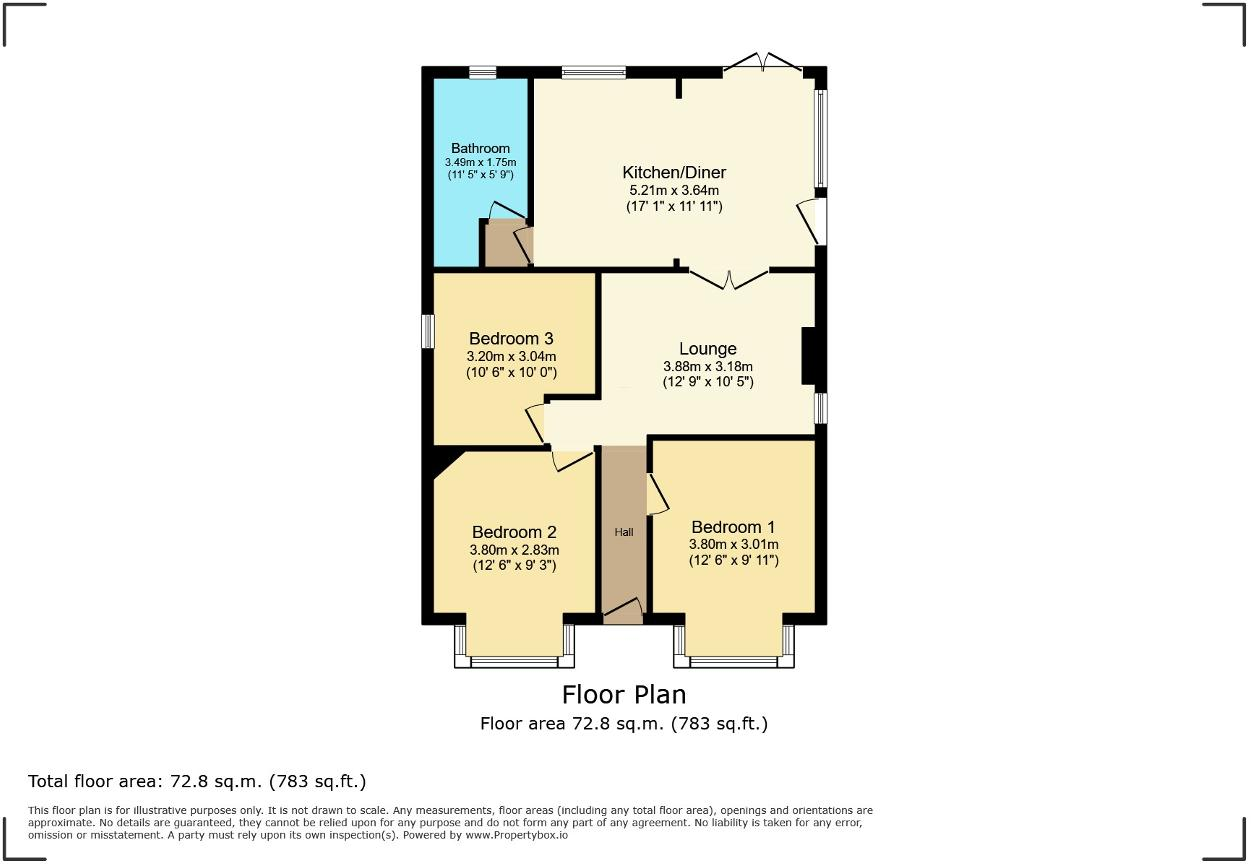 Church Road, Emneth, Wisbech, Cambs, PE14 8AF floorplan