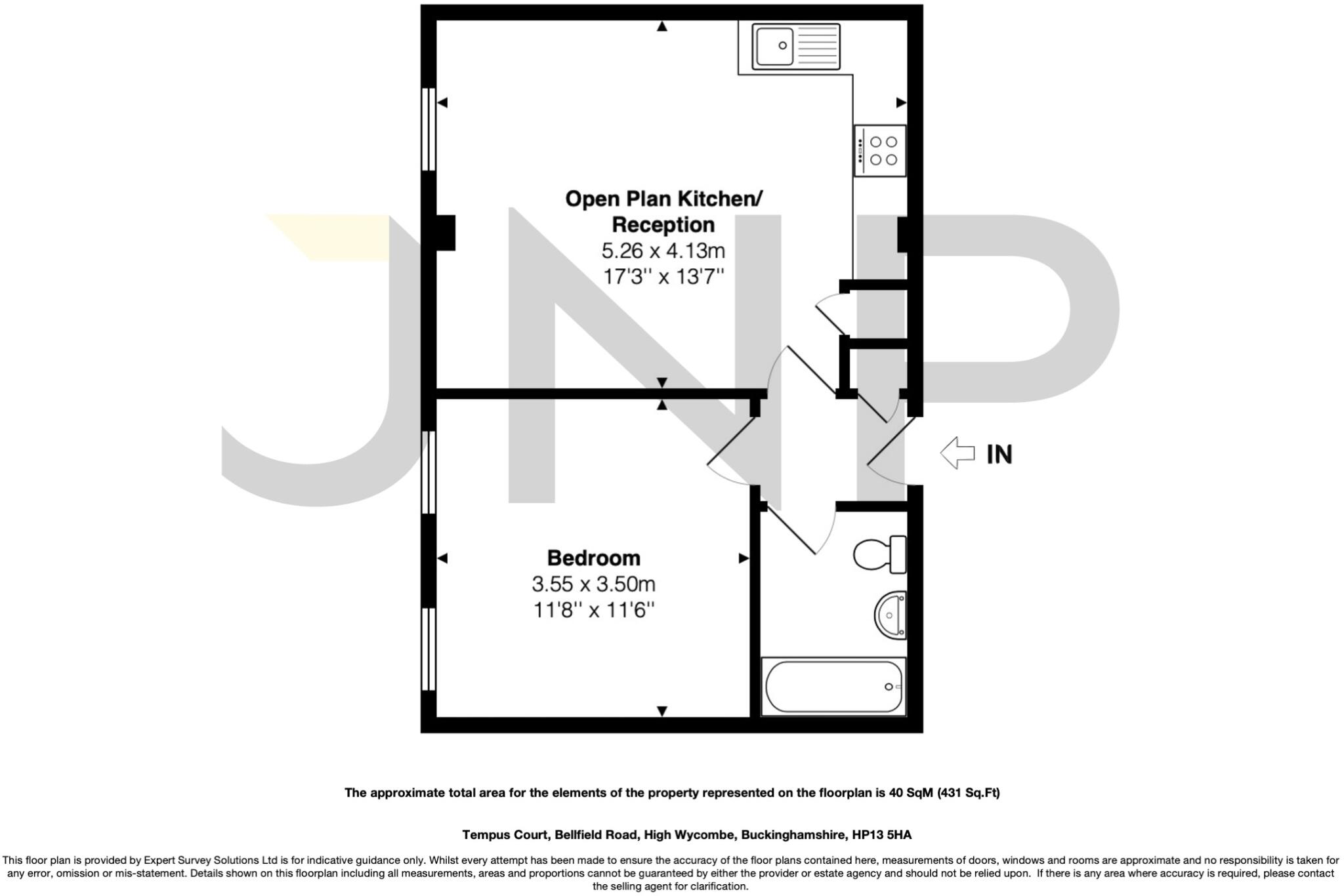 Bellfield Road, High Wycombe, Buckinghamshire, HP13 floorplan