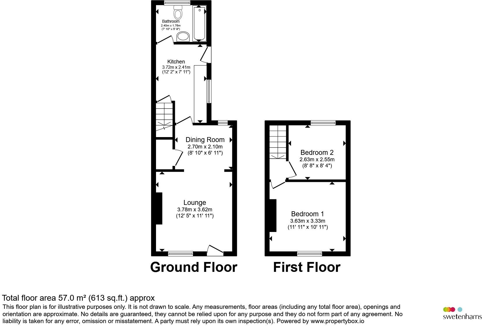Percy Street, Northwich floorplan