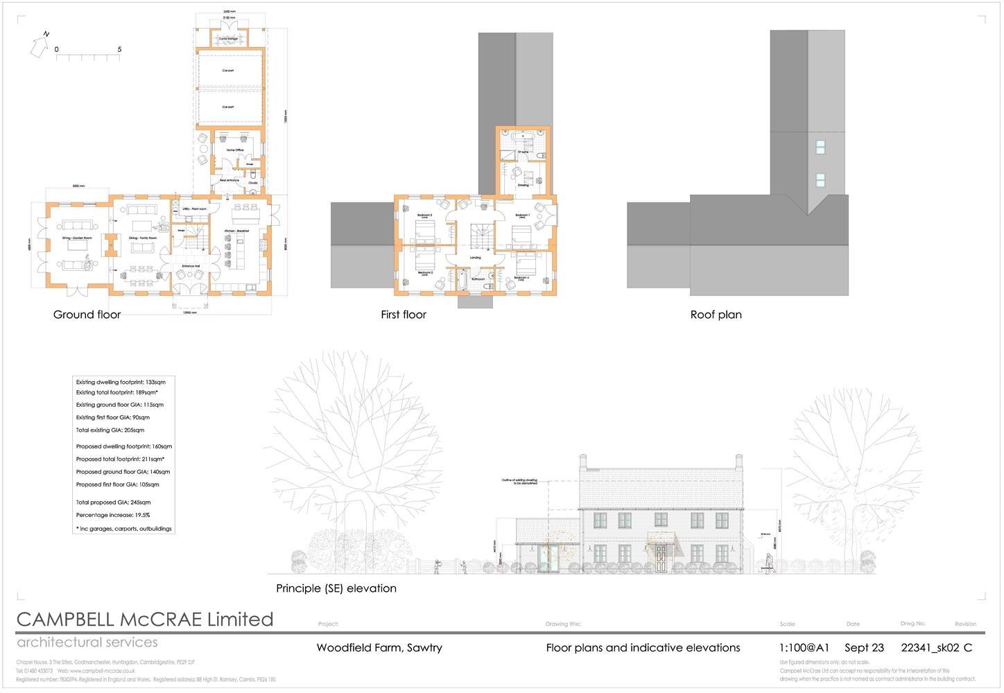 Gidding Road, Near Sawtry, Cambridgeshire, PE28 floorplan