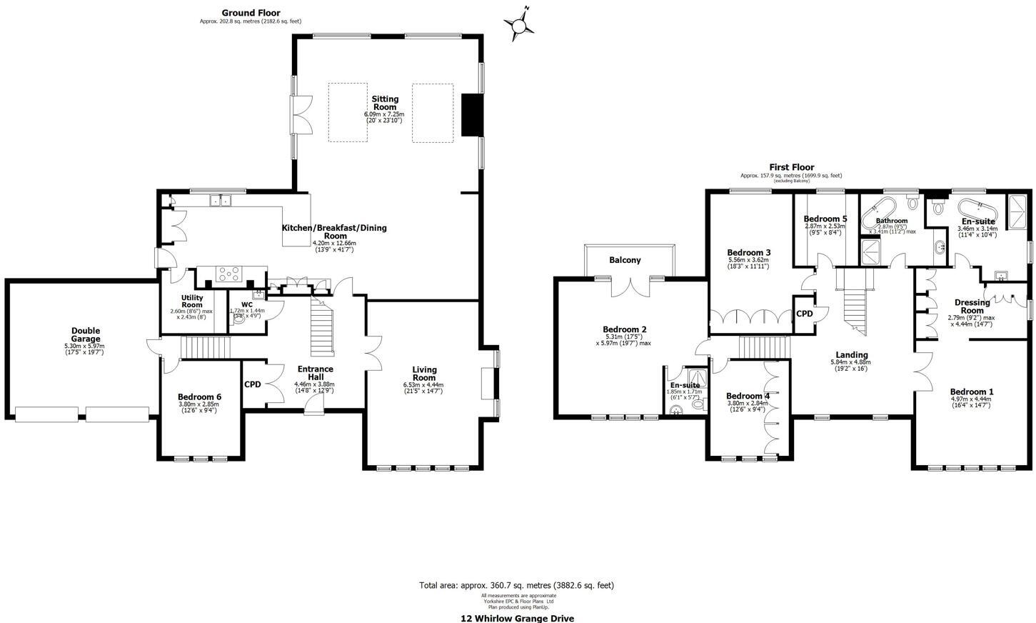 12 Whirlow Grange Drive, Sheffield floorplan