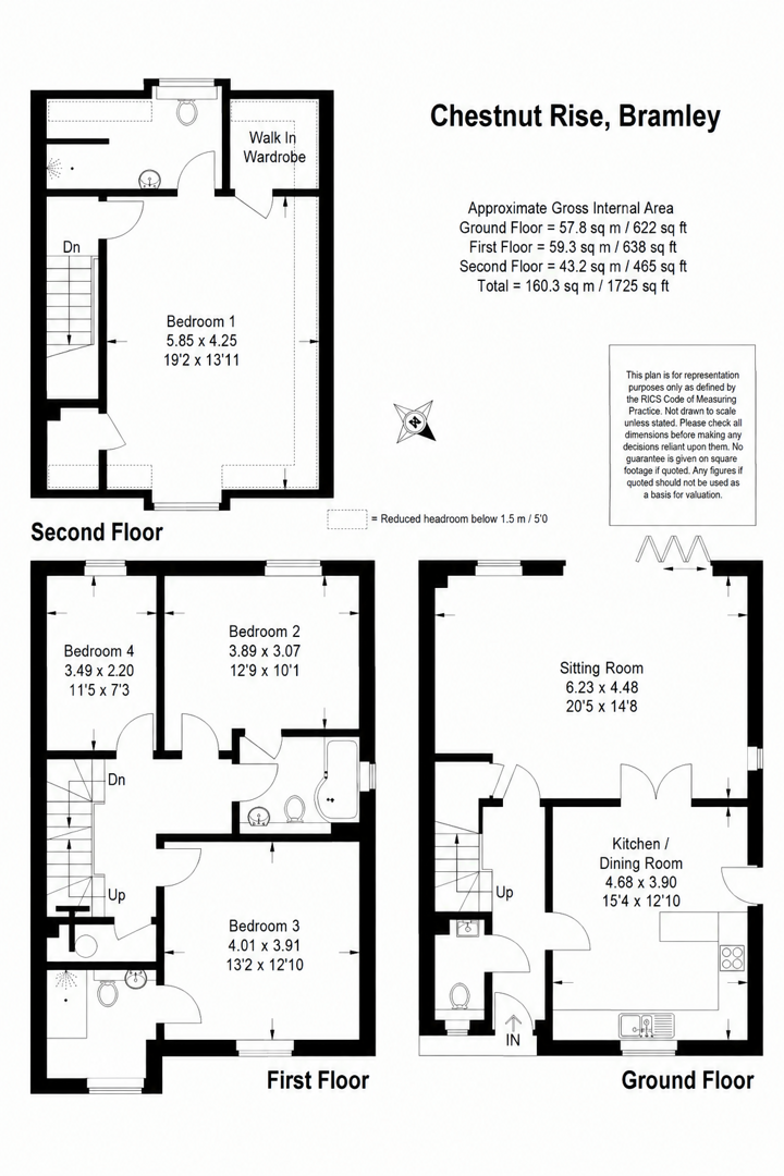 Birtley Road, Bramley, Guildford floorplan