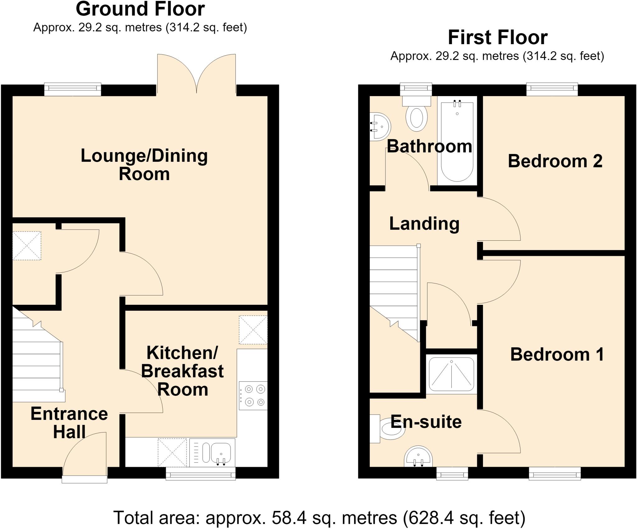 Leap Gate, Trowbridge floorplan