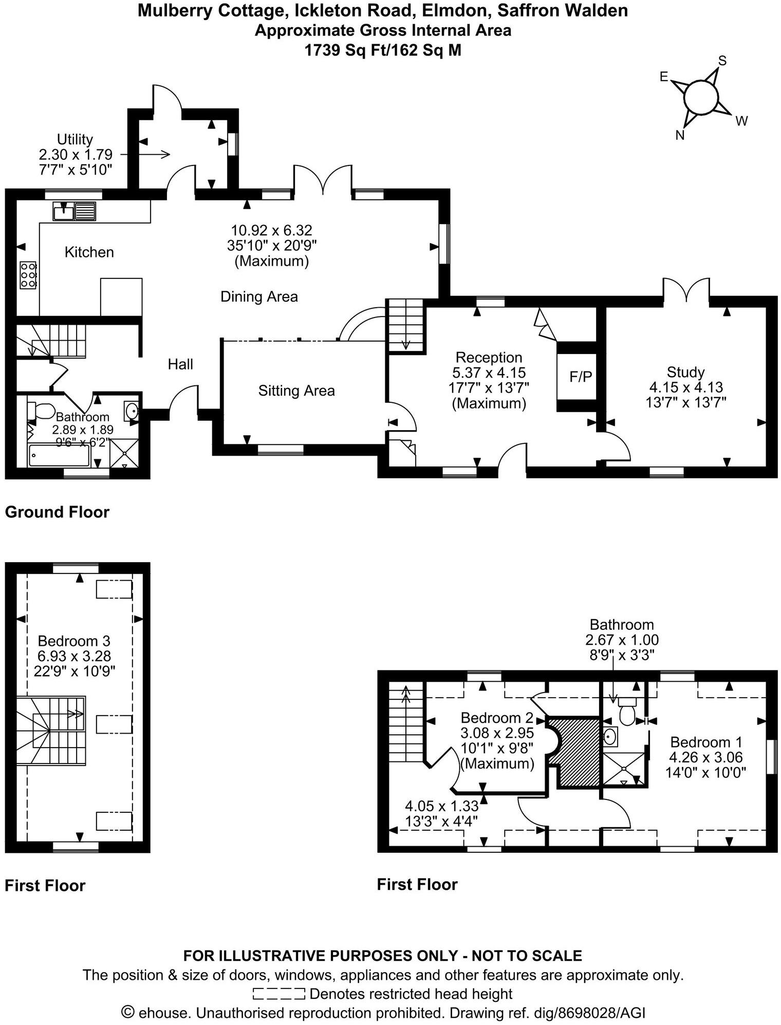 Ickleton Road, Elmdon, Saffron Walden, CB11 4LT floorplan
