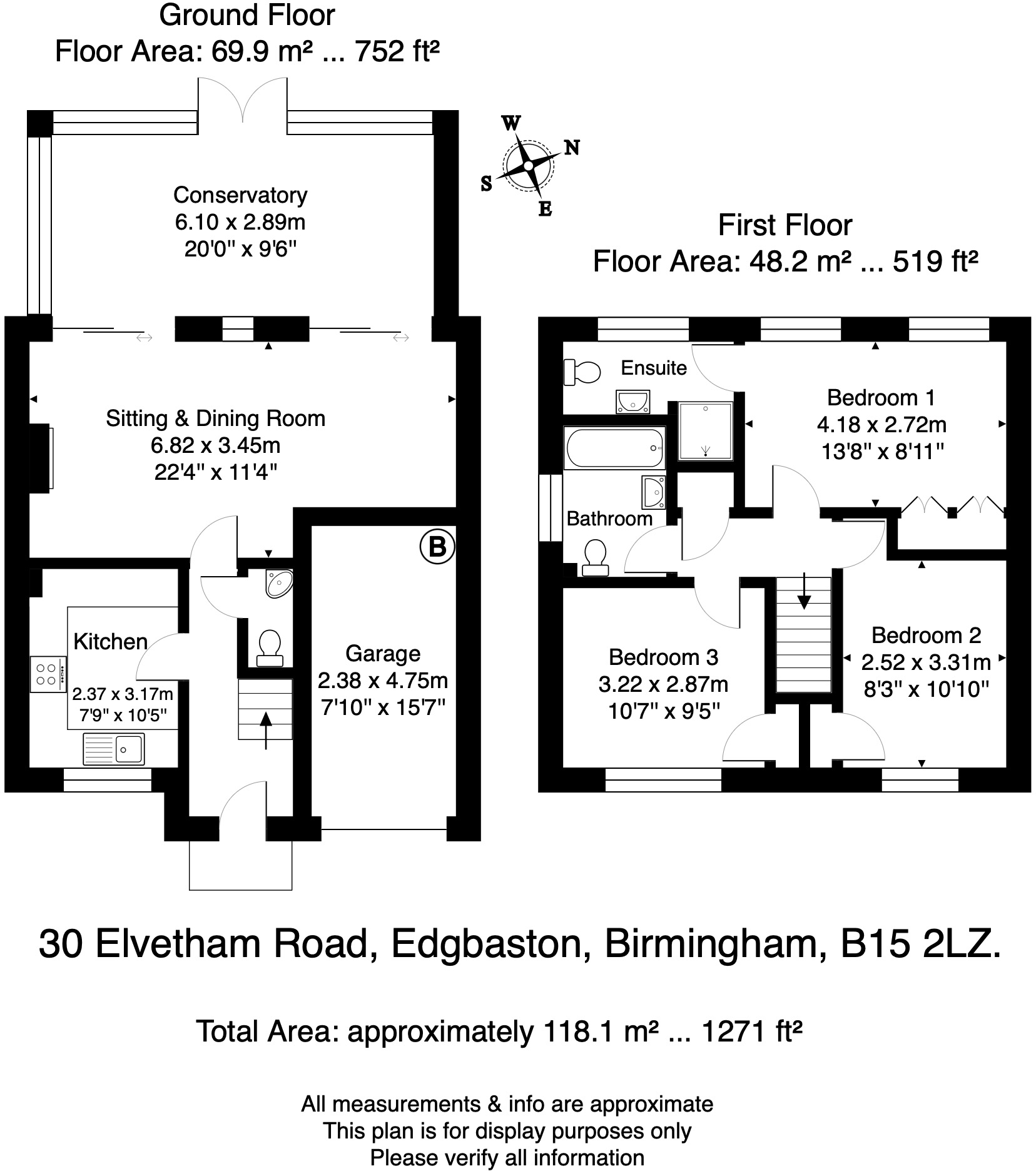 Elvetham Road, Edgbaston, Birmingham floorplan