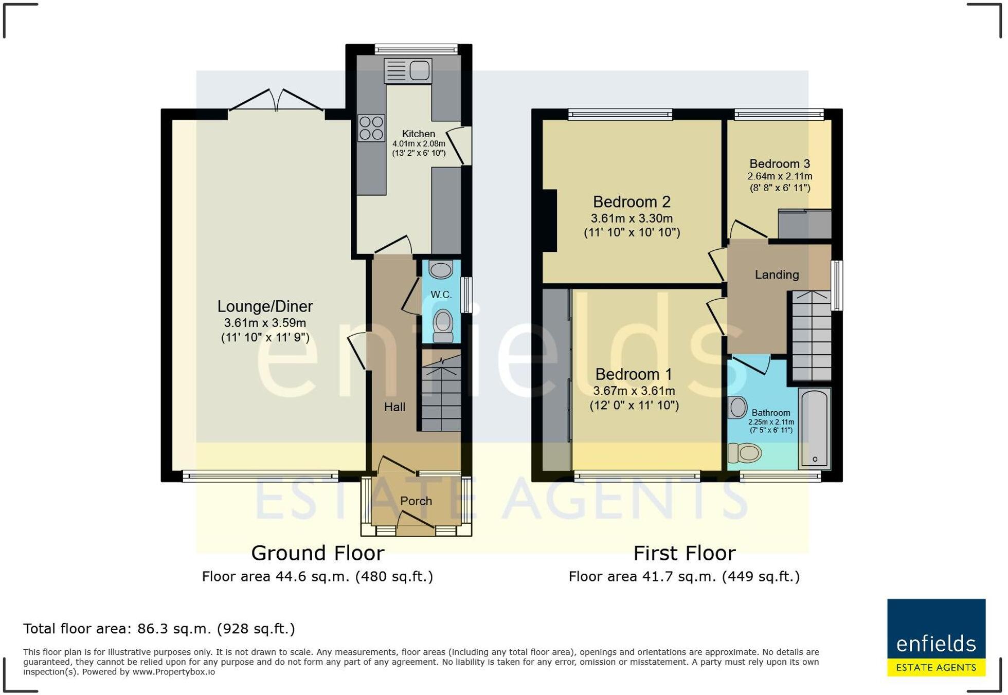 Library Road, Poole, BH12 floorplan