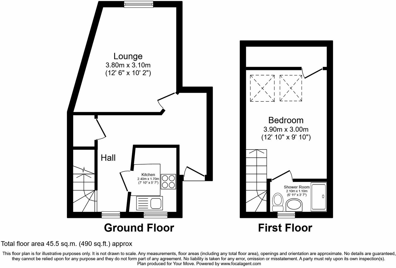 St. Georges Court, Fareham, Hampshire, PO16 floorplan