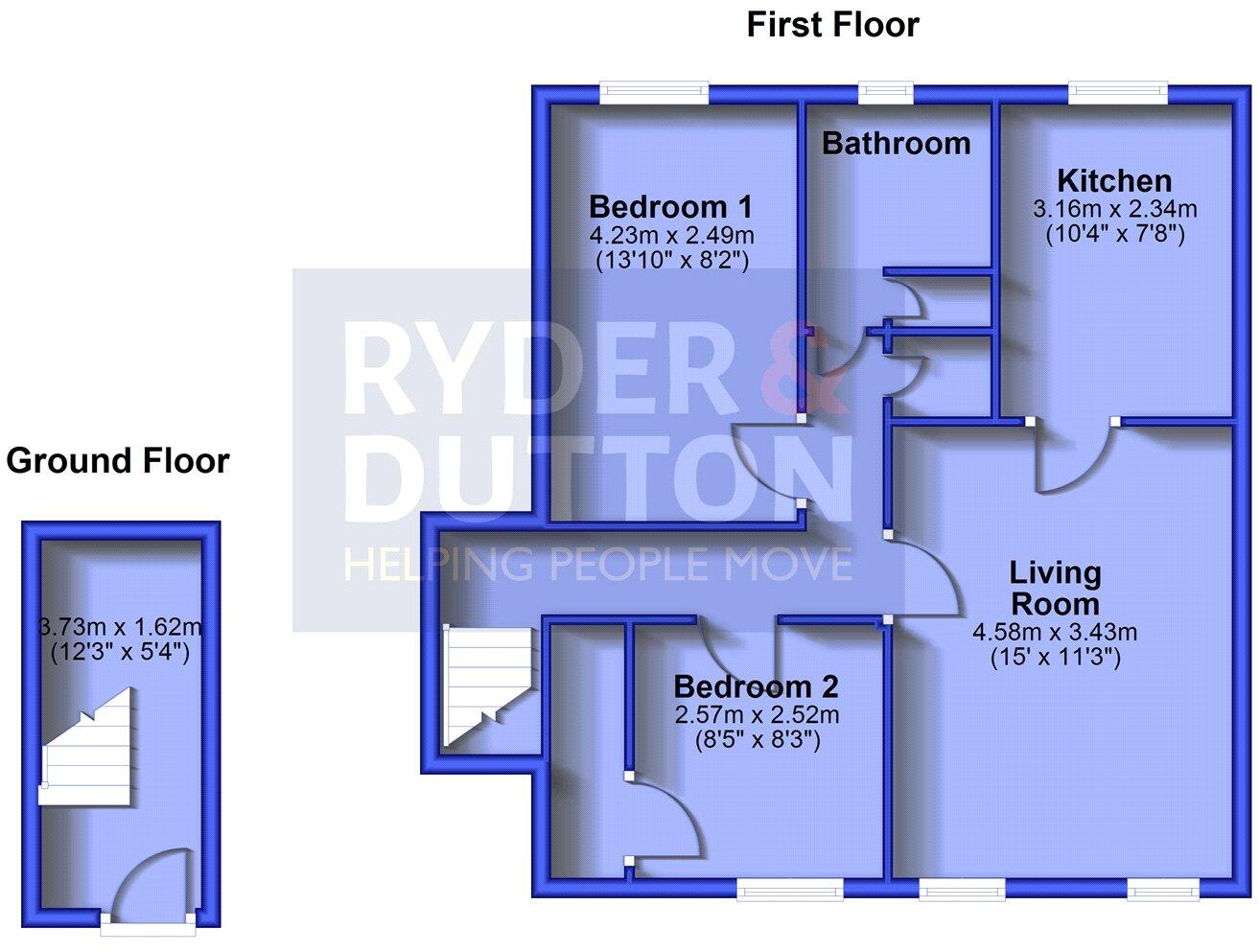 Greenwood Avenue, Ashton-under-Lyne, Greater Manchester, OL6 floorplan